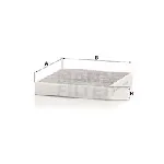 Filter, vazduh unutrašnjeg prostora MANN FILTER CUK 2440 IC-D067D7