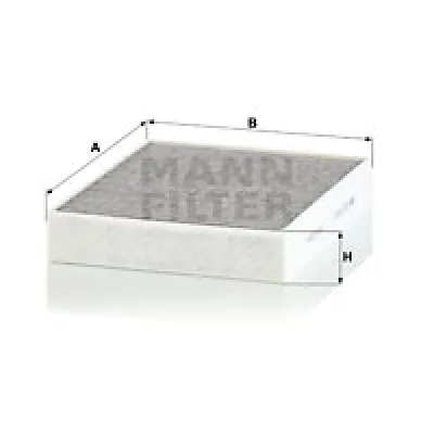 Filter, vazduh unutrašnjeg prostora MANN FILTER CUK 25 001 IC-D067DA