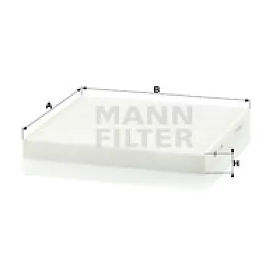 Filter, vazduh unutrašnjeg prostora MANN FILTER CUK 2544 IC-DA4574
