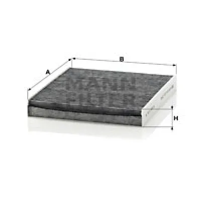 Filter, vazduh unutrašnjeg prostora MANN FILTER CUK 2545 IC-D067E0