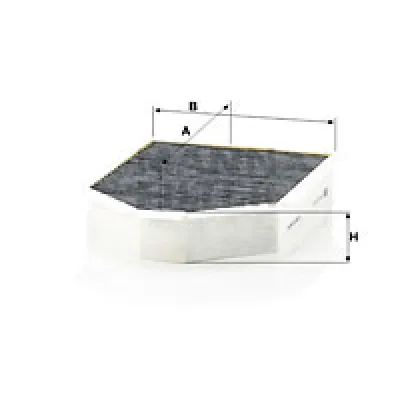 Filter, vazduh unutrašnjeg prostora MANN FILTER CUK 26 011 IC-D4B712