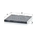 Filter, vazduh unutrašnjeg prostora MANN FILTER CUK 26 017 IC-D9C6F0