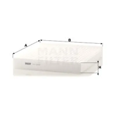 Filter, vazduh unutrašnjeg prostora MANN FILTER CUK 2648 IC-DA4575
