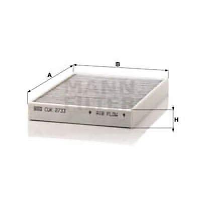 Filter, vazduh unutrašnjeg prostora MANN FILTER CUK 2733 IC-D067F1