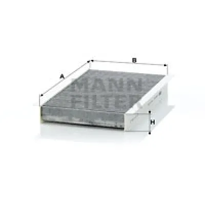 Filter, vazduh unutrašnjeg prostora MANN FILTER CUK 2747 IC-D067F6