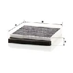 Filter, vazduh unutrašnjeg prostora MANN FILTER CUK 2855 IC-D067FA