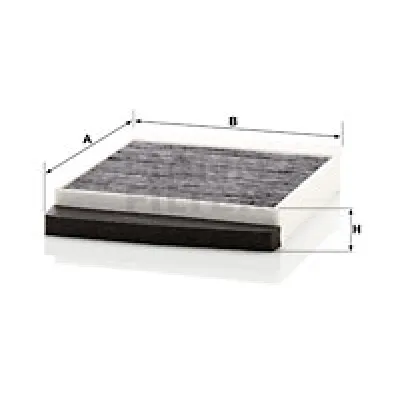 Filter, vazduh unutrašnjeg prostora MANN FILTER CUK 2855 IC-D067FA