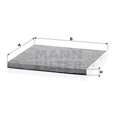 Filter, vazduh unutrašnjeg prostora MANN FILTER CUK 29 001 IC-D8BC67