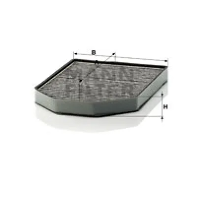 Filter, vazduh unutrašnjeg prostora MANN FILTER CUK 2949-2 IC-D06805