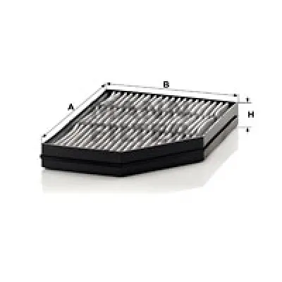 Filter, vazduh unutrašnjeg prostora MANN FILTER CUK 32 001 IC-D0681D