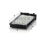Filter, vazduh unutrašnjeg prostora MANN FILTER CUK 3518 IC-D06829