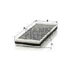 Filter, vazduh unutrašnjeg prostora MANN FILTER CUK 3840 IC-D06832