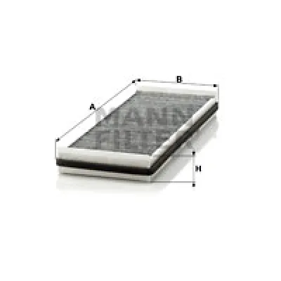 Filter, vazduh unutrašnjeg prostora MANN FILTER CUK 3840 IC-D06832