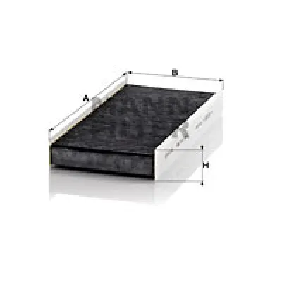 Filter, vazduh unutrašnjeg prostora MANN FILTER CUK 3847 IC-D06833