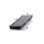 Filter, vazduh unutrašnjeg prostora MANN FILTER CUK 5877 IC-D0684B