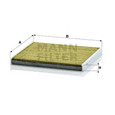 Filter, vazduh unutrašnjeg prostora MANN FILTER FP 1828 IC-D9C6F2