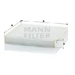 Filter, vazduh unutrašnjeg prostora MANN FILTER FP 21 003 IC-E0DFE3