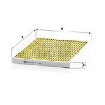 Filter, vazduh unutrašnjeg prostora MANN FILTER FP 2243 IC-D6E067