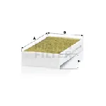 Filter, vazduh unutrašnjeg prostora MANN FILTER FP 23 015-2 IC-G0O1VW