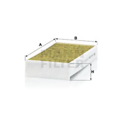 Filter, vazduh unutrašnjeg prostora MANN FILTER FP 23 015-2 IC-G0O1VW