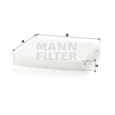 Filter, vazduh unutrašnjeg prostora MANN FILTER FP 2358 IC-DB32A7