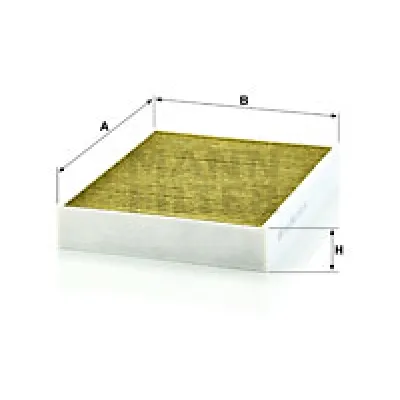 Filter, vazduh unutrašnjeg prostora MANN FILTER FP 25 001 IC-D6A841