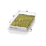 Filter, vazduh unutrašnjeg prostora MANN FILTER FP 26 005 IC-DDDA1C
