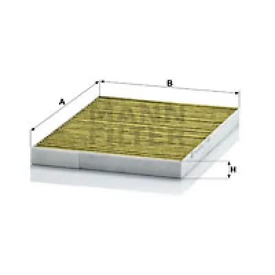 Filter, vazduh unutrašnjeg prostora MANN FILTER FP 2620 IC-D9C6F4