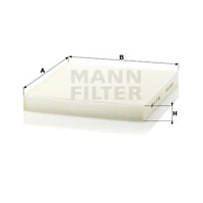 Filter, vazduh unutrašnjeg prostora MANN FILTER FP 27 008 IC-G0PZ29