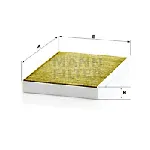 Filter, vazduh unutrašnjeg prostora MANN FILTER FP 2742 IC-D6E069