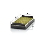 Filter, vazduh unutrašnjeg prostora MANN FILTER FP 2745-2 IC-D9C6F6