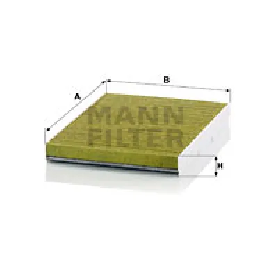 Filter, vazduh unutrašnjeg prostora MANN FILTER FP 2862 IC-D4B71E