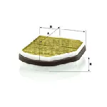 Filter, vazduh unutrašnjeg prostora MANN FILTER FP 2897 IC-D4B71F