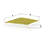 Filter, vazduh unutrašnjeg prostora MANN FILTER FP 3172 IC-D4B728