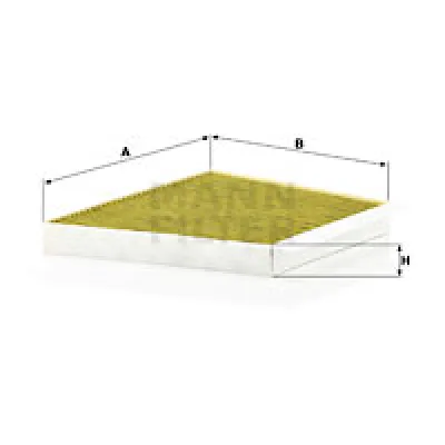 Filter, vazduh unutrašnjeg prostora MANN FILTER FP 3172 IC-D4B728