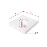 Filter, vazduh unutrašnjeg prostora SOFIMA S3209C IC-DC8247
