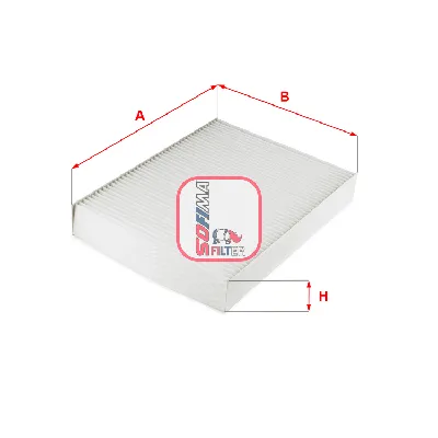 Filter, vazduh unutrašnjeg prostora SOFIMA S3276C IC-F4FC6F