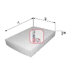 Filter, vazduh unutrašnjeg prostora SOFIMA S3325C IC-F4FC83