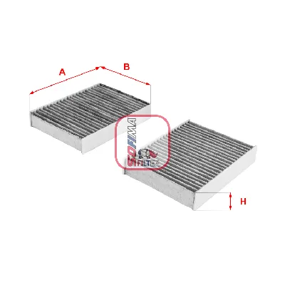 Filter, vazduh unutrašnjeg prostora SOFIMA S4104CA IC-A8033A