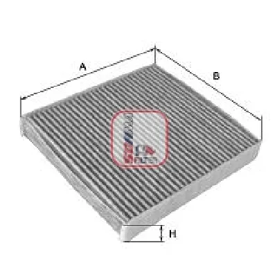 Filter, vazduh unutrašnjeg prostora SOFIMA S4105CA IC-A8033D