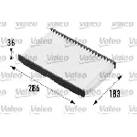 Filter, vazduh unutrašnjeg prostora VALEO VAL698664 IC-A05E22