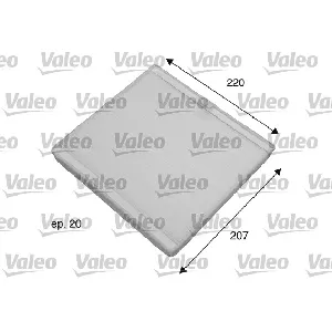Filter, vazduh unutrašnjeg prostora VALEO VAL698769 IC-A05E3F
