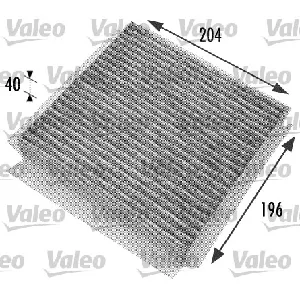 Filter, vazduh unutrašnjeg prostora VALEO VAL698774 IC-A05DFD