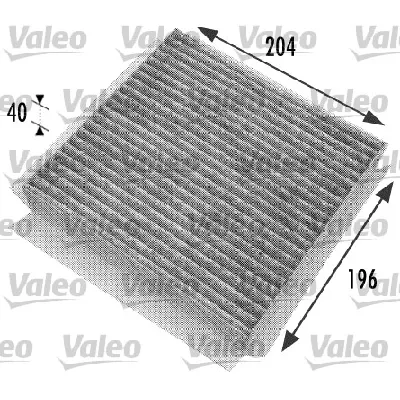 Filter, vazduh unutrašnjeg prostora VALEO VAL698774 IC-A05DFD