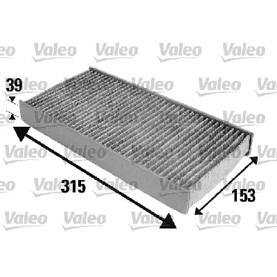 Filter, vazduh unutrašnjeg prostora VALEO VAL698884 IC-A86C2B