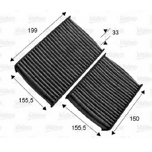 Filter, vazduh unutrašnjeg prostora VALEO VAL701007 IC-C6D0A0
