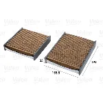 Filter, vazduh unutrašnjeg prostora VALEO VAL701007 IC-C6D0A0