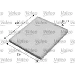Filter, vazduh unutrašnjeg prostora VALEO VAL715521 IC-BE03EF