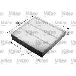 Filter, vazduh unutrašnjeg prostora VALEO VAL715532 IC-BE25C6