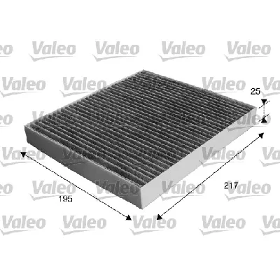 Filter, vazduh unutrašnjeg prostora VALEO VAL715537 IC-BE25CA